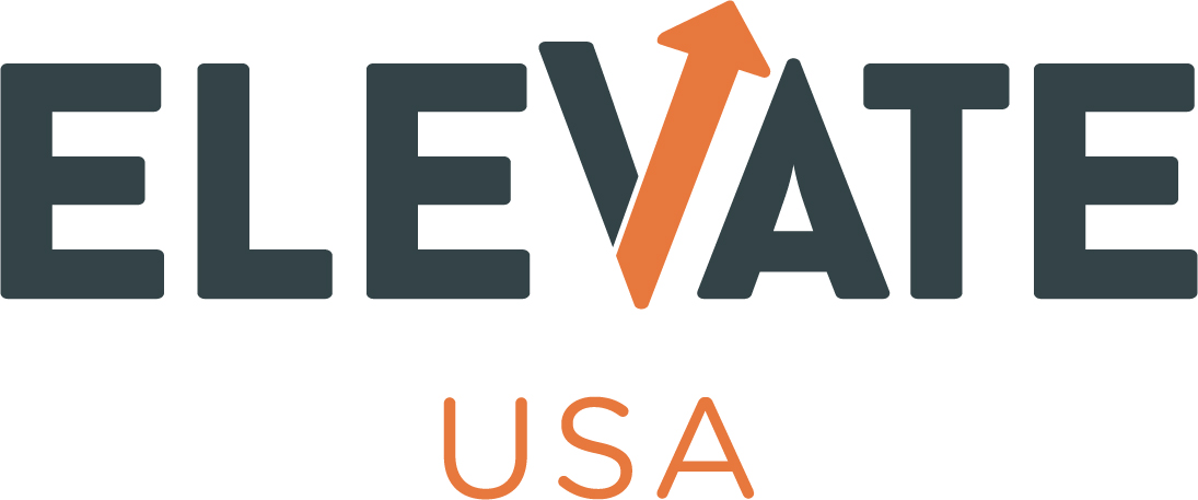 Logo for "ELEVATE USA"