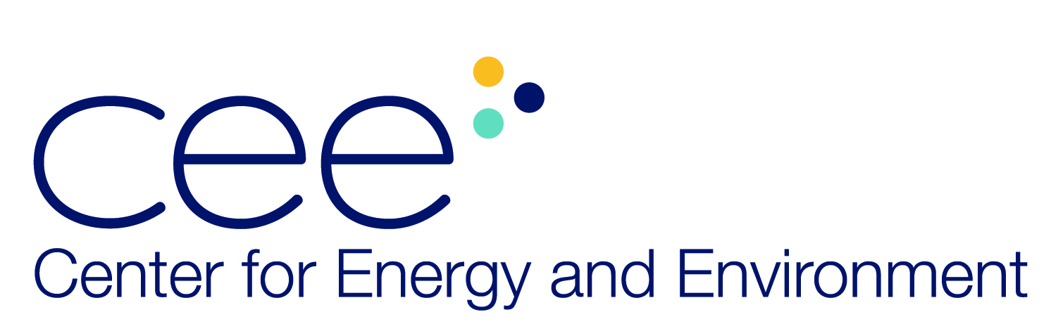 Logo for "CENTER FOR ENERGY AND ENVIRONMENT"
