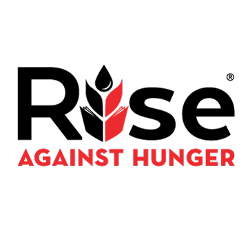 Logo for "RISE AGAINST HUNGER INC"