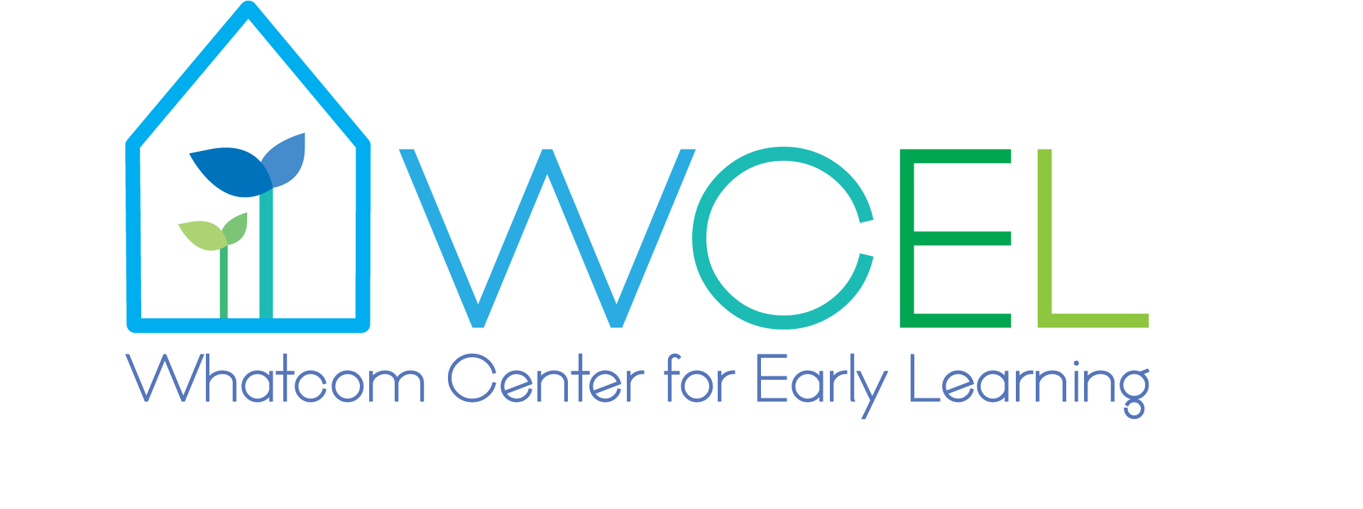 Logo for "Whatcom Center for Early Learning"