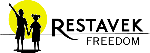 Logo for "RESTAVEK FREEDOM FOUNDATION"