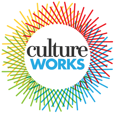 Logo for "CULTURE WORKS"
