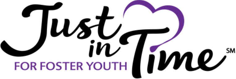 Logo for "JUST IN TIME FOR FOSTER YOUTH"