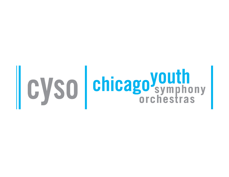 Logo for "CHICAGO YOUTH SYMPHONY ORCHESTRAS"