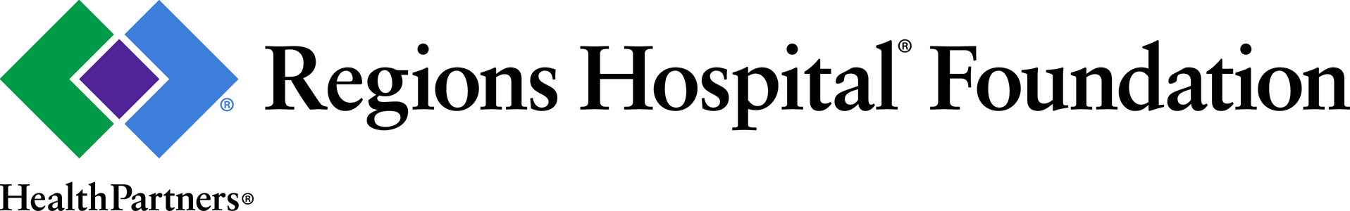 Logo for "REGIONS HOSPITAL FOUNDATION"