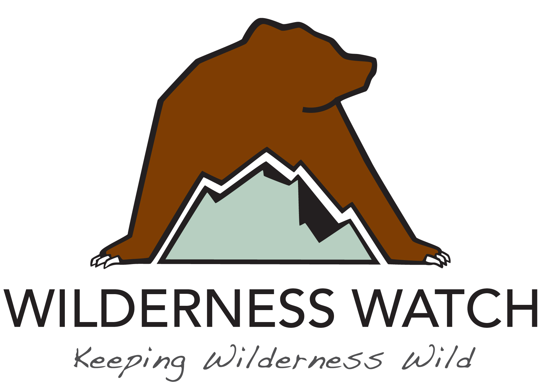 Logo for "WILDERNESS WATCH INC"