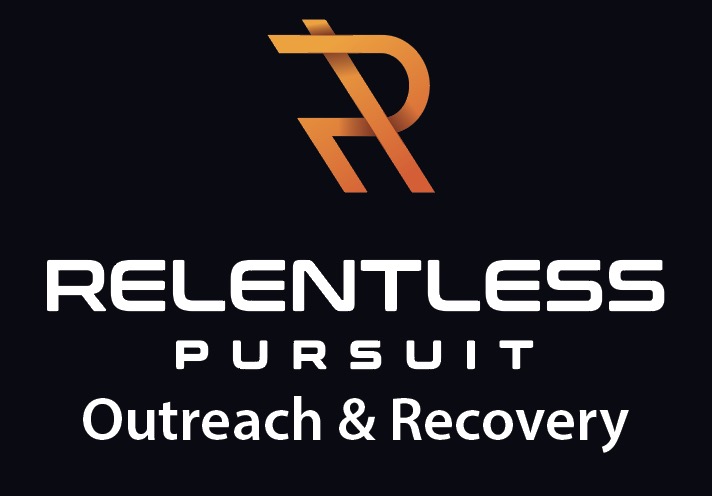 Logo for "Relentless Pursuit Outreach & Recovery Corp"