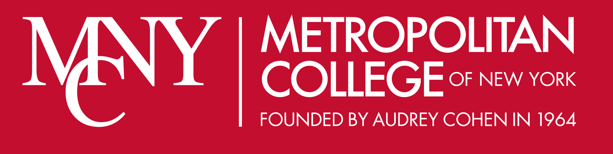 Logo for "METROPOLITAN COLLEGE OF NEW YORK"