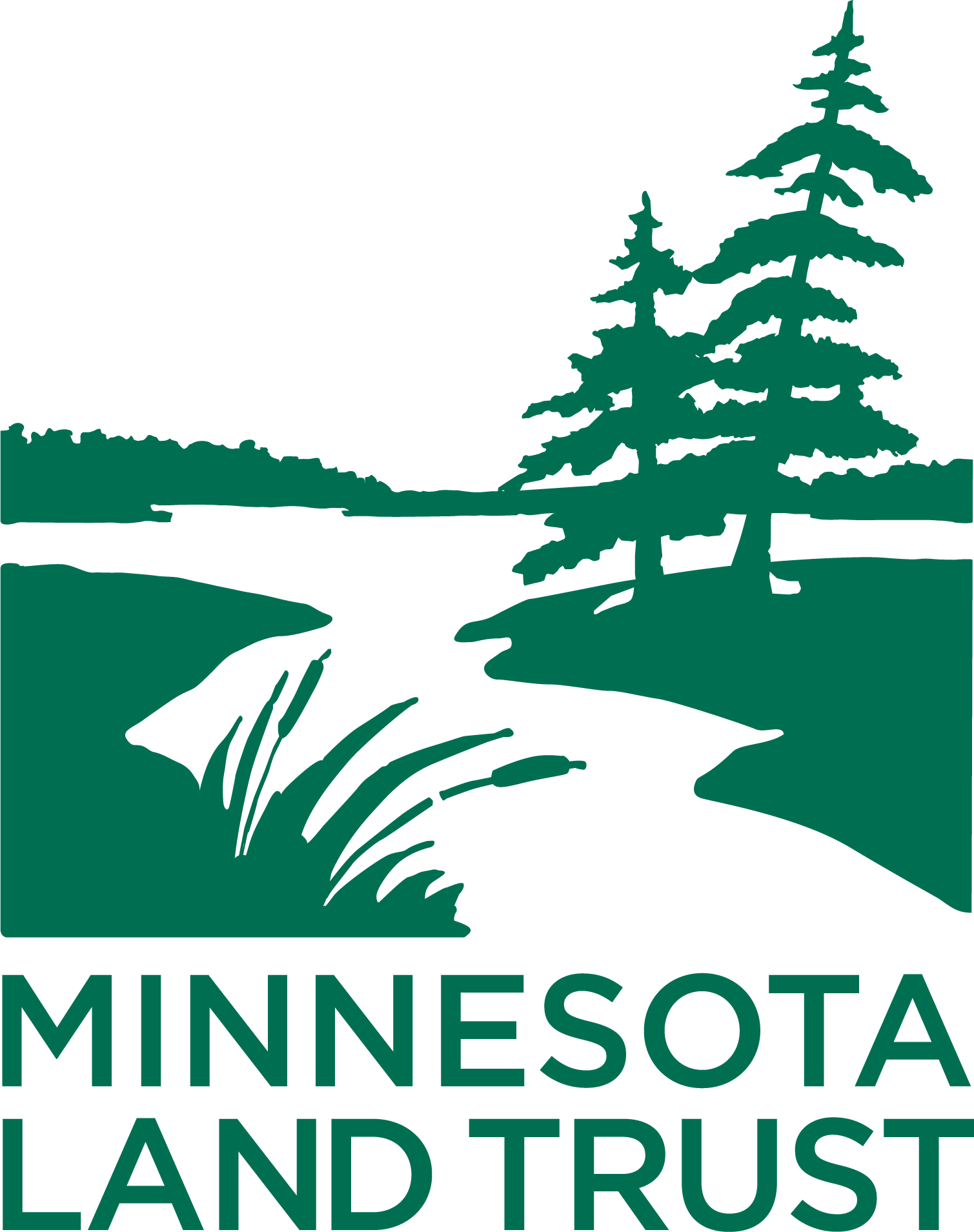 Logo for "MINNESOTA LAND TRUST"