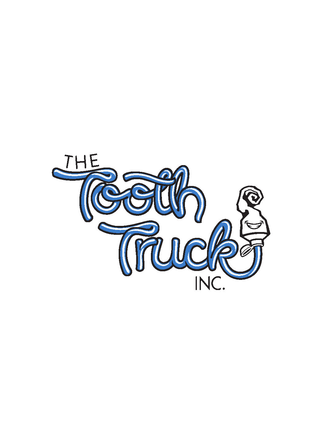 Logo for "THE TOOTH TRUCK INC"