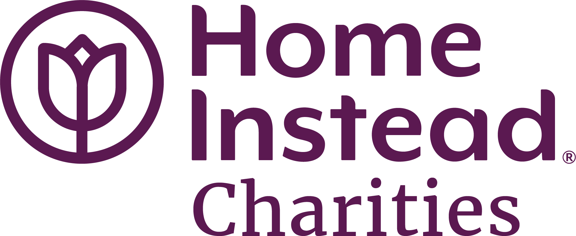 Logo for "HOME INSTEAD CHARITIES"
