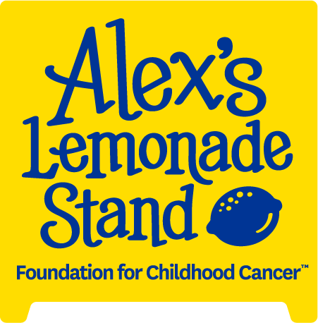 Logo for "ALEXS LEMONADE STAND FOUNDATION"