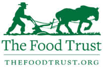 Logo for "THE FOOD TRUST"