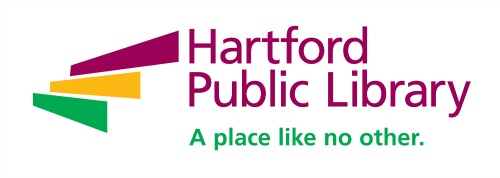 Logo for "HARTFORD PUBLIC LIBRARY"