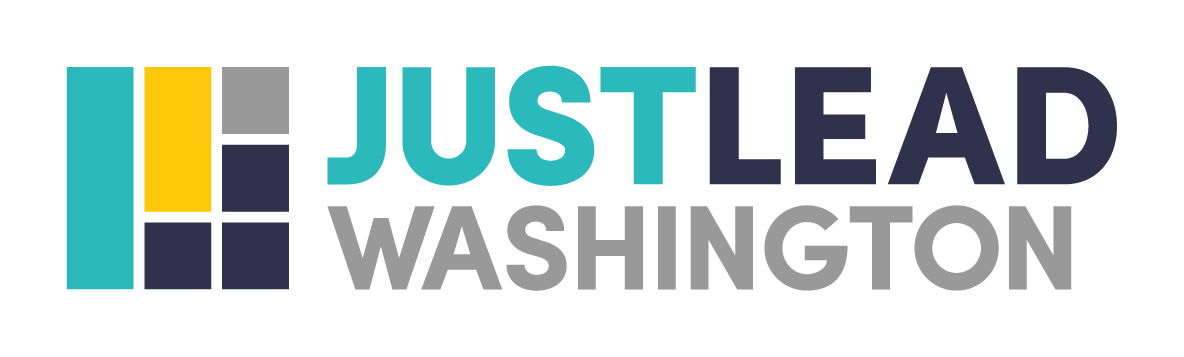 Logo for "JustLead Washington"