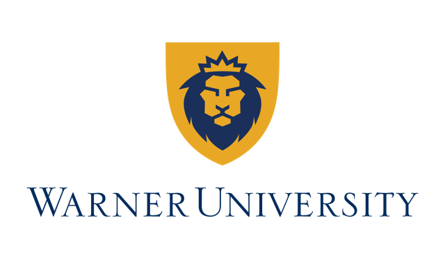 Logo for "WARNER UNIVERSITY"