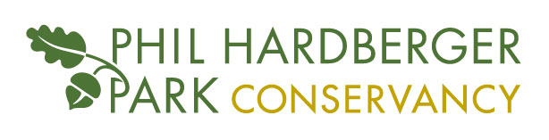 Logo for "PHIL HARDBERGER PARK CONSERVANCY"