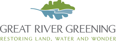 Logo for "GREAT RIVER GREENING"