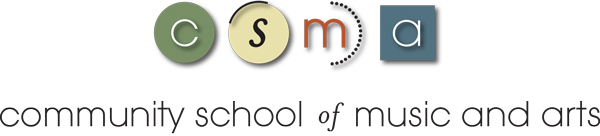 Logo for "COMMUNITY SCHOOL OF MUSIC AND ARTS"