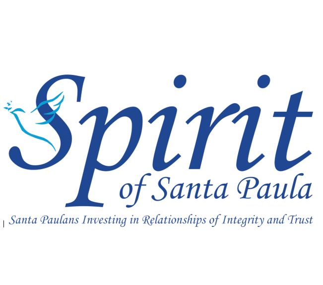 Logo for "SPIRIT OF SANTA PAULA"