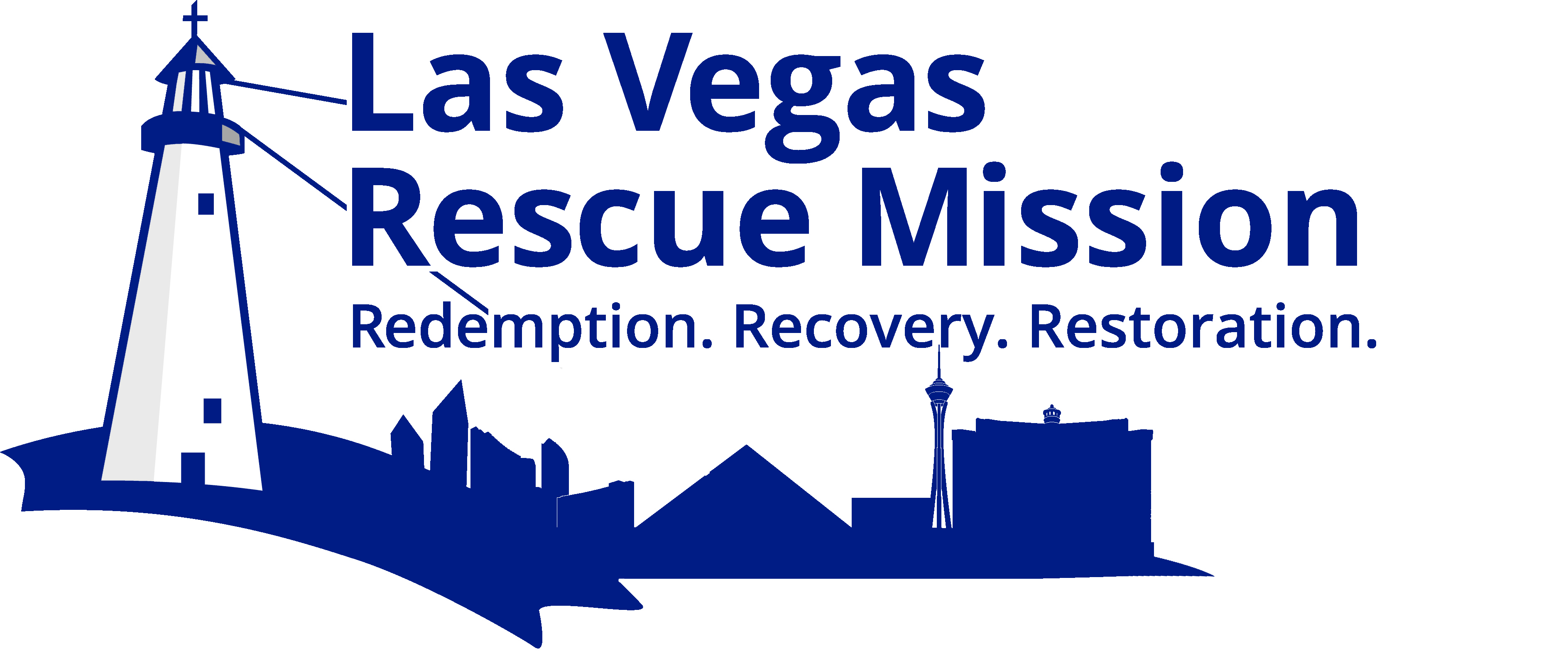 Logo for "LAS VEGAS RESCUE MISSION"