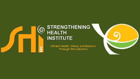 Logo for "STRENGTHENING HEALTH INSTITUTE"