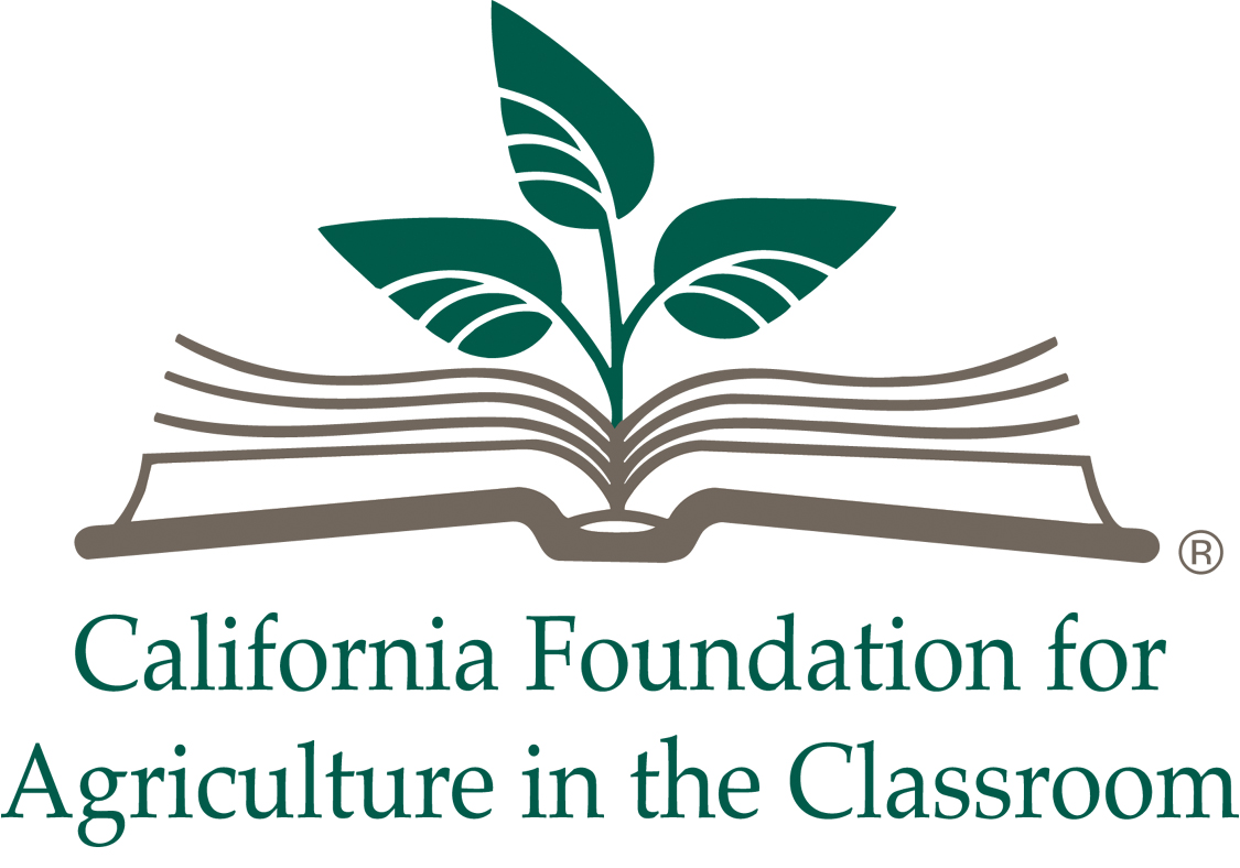 Logo for "CALIFORNIA FOUNDATION FOR AGRICULTURE IN THE CLASSROOM"