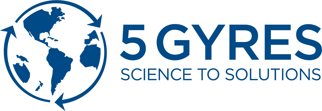 Logo for "The 5 Gyres Institute"