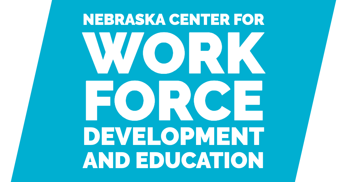 Logo for "NEBRASKA CENTER FOR WORKFORCE DEVELOPMENT & EDUCATION"