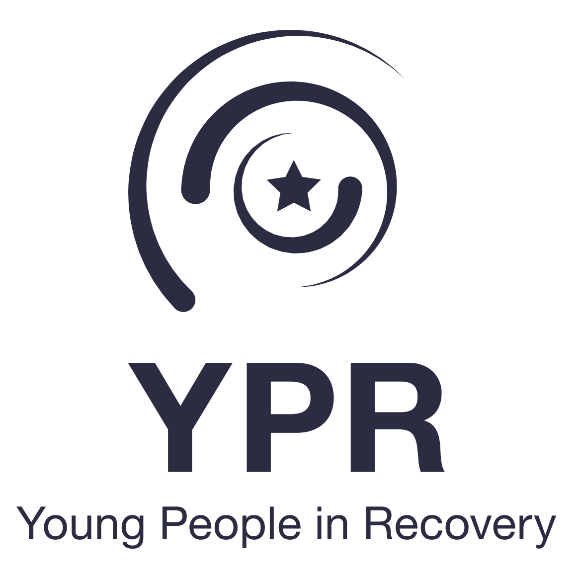 Logo for "YOUNG PEOPLE IN RECOVERY"