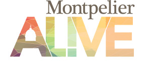 Logo for "Montpelier Downtown Community Assoc Montpelier Alive"