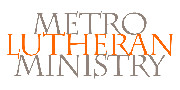 Logo for "METROPOLITAN LUTHERAN MINISTRY"