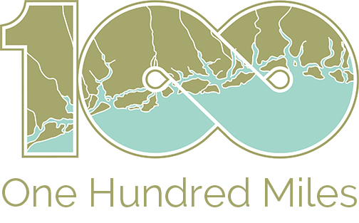 Logo for "ONE HUNDRED MILES INC"