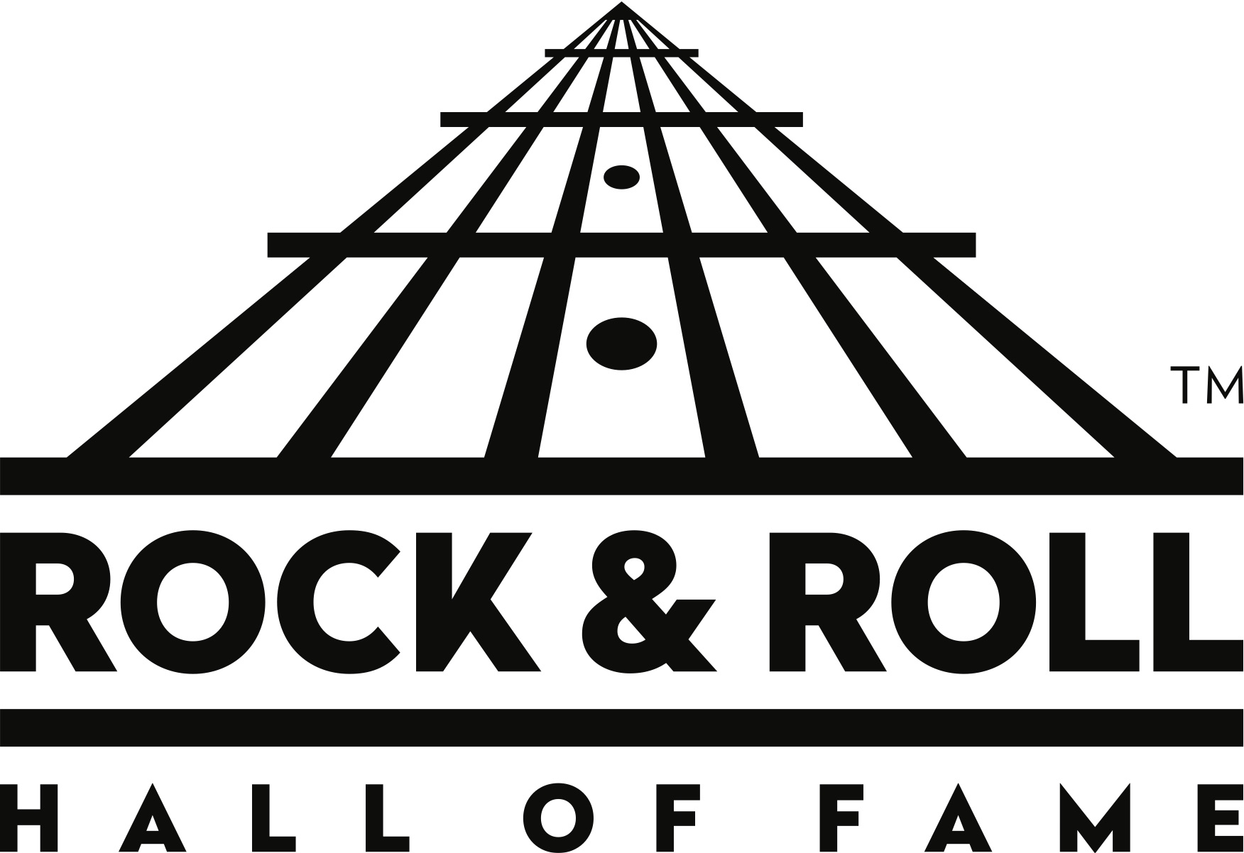 Logo for "THE ROCK AND ROLL HALL OF FAME AND MUSEUM INC"