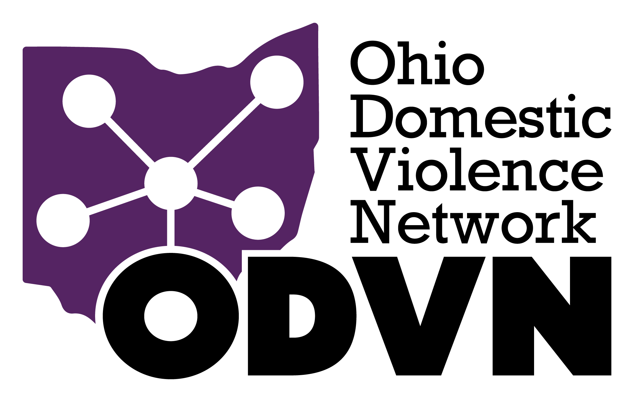 Logo for "OHIO DOMESTIC VIOLENCE NETWORK"