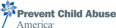 Logo for "PREVENT CHILD ABUSE AMERICA"