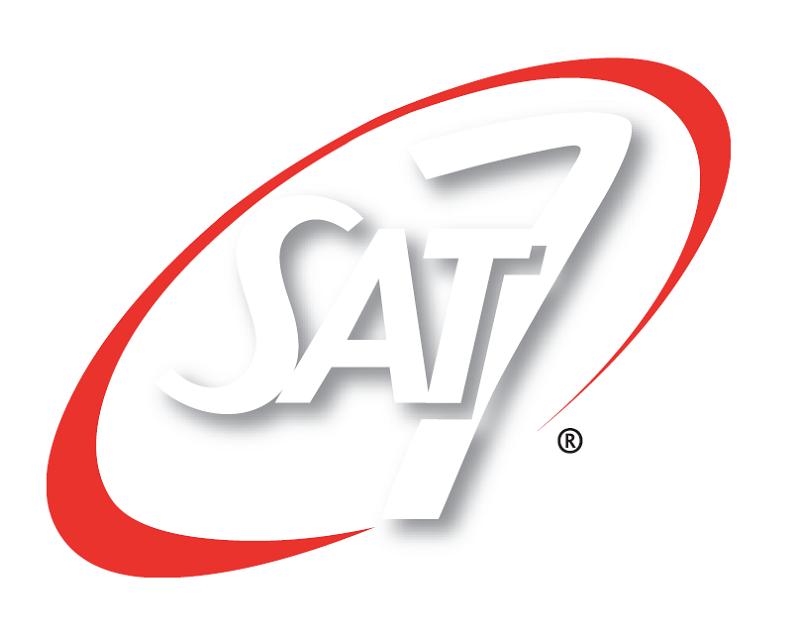 Logo for "SAT-7 NORTH AMERICA"