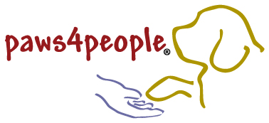 Logo for "PAWS4PEOPLE INC"