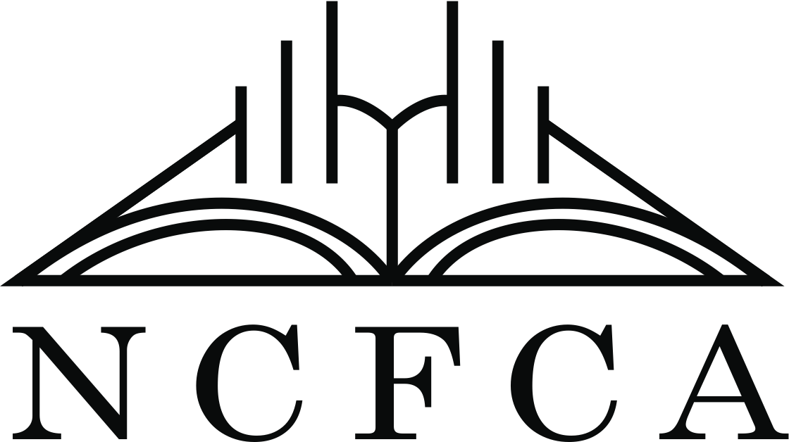 Logo for "NATIONAL CHRISTIAN FORENSICS AND COMMUNICATIONS ASSOCIATION"