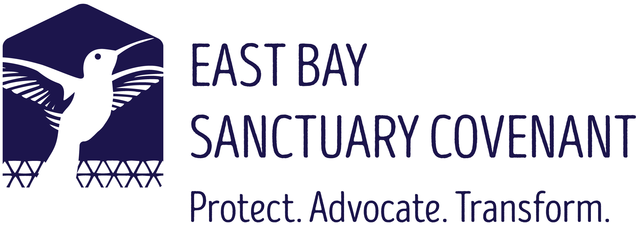 Logo for "EAST BAY SANCTUARY COVENANT"