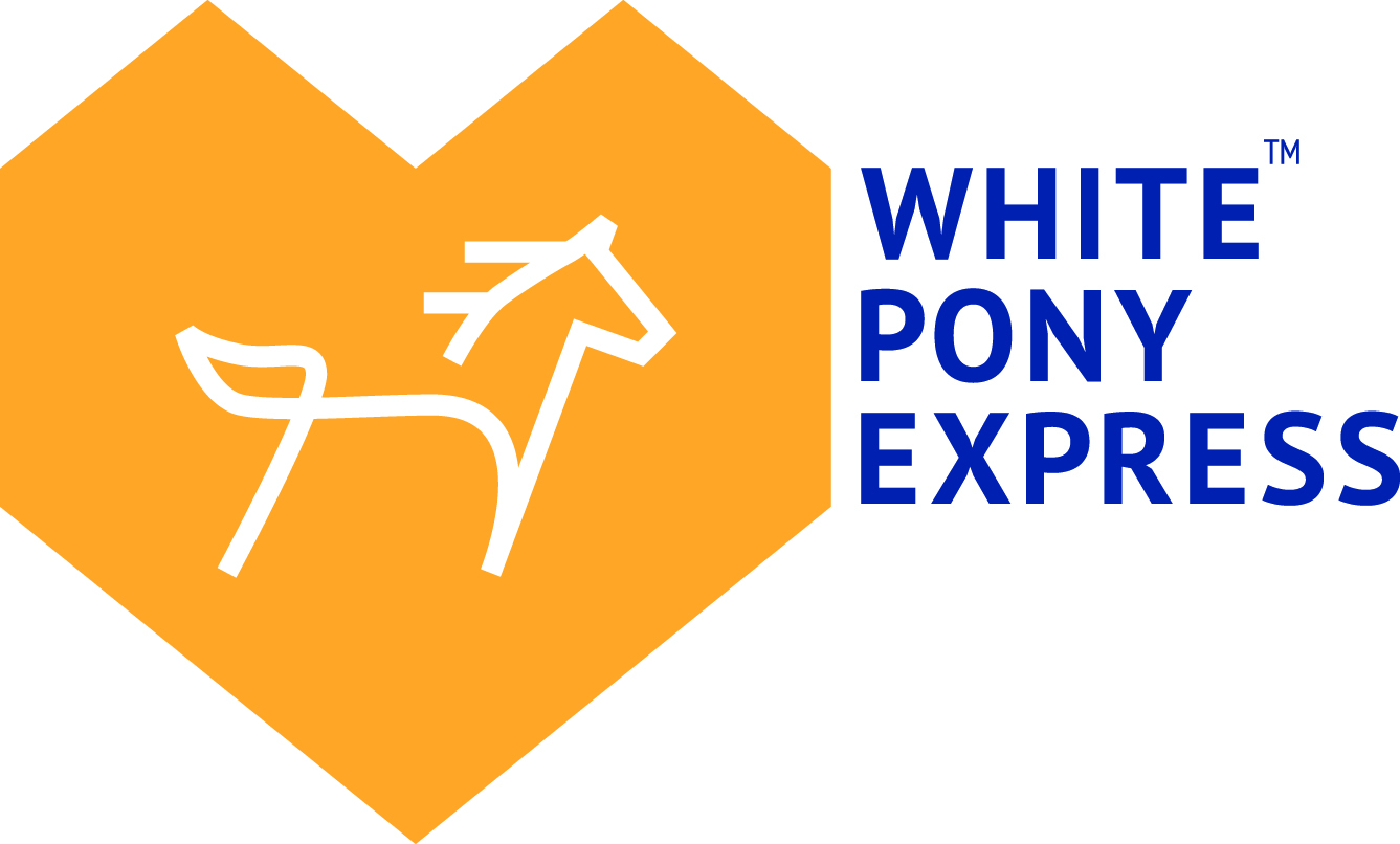 Logo for "WHITE PONY EXPRESS"