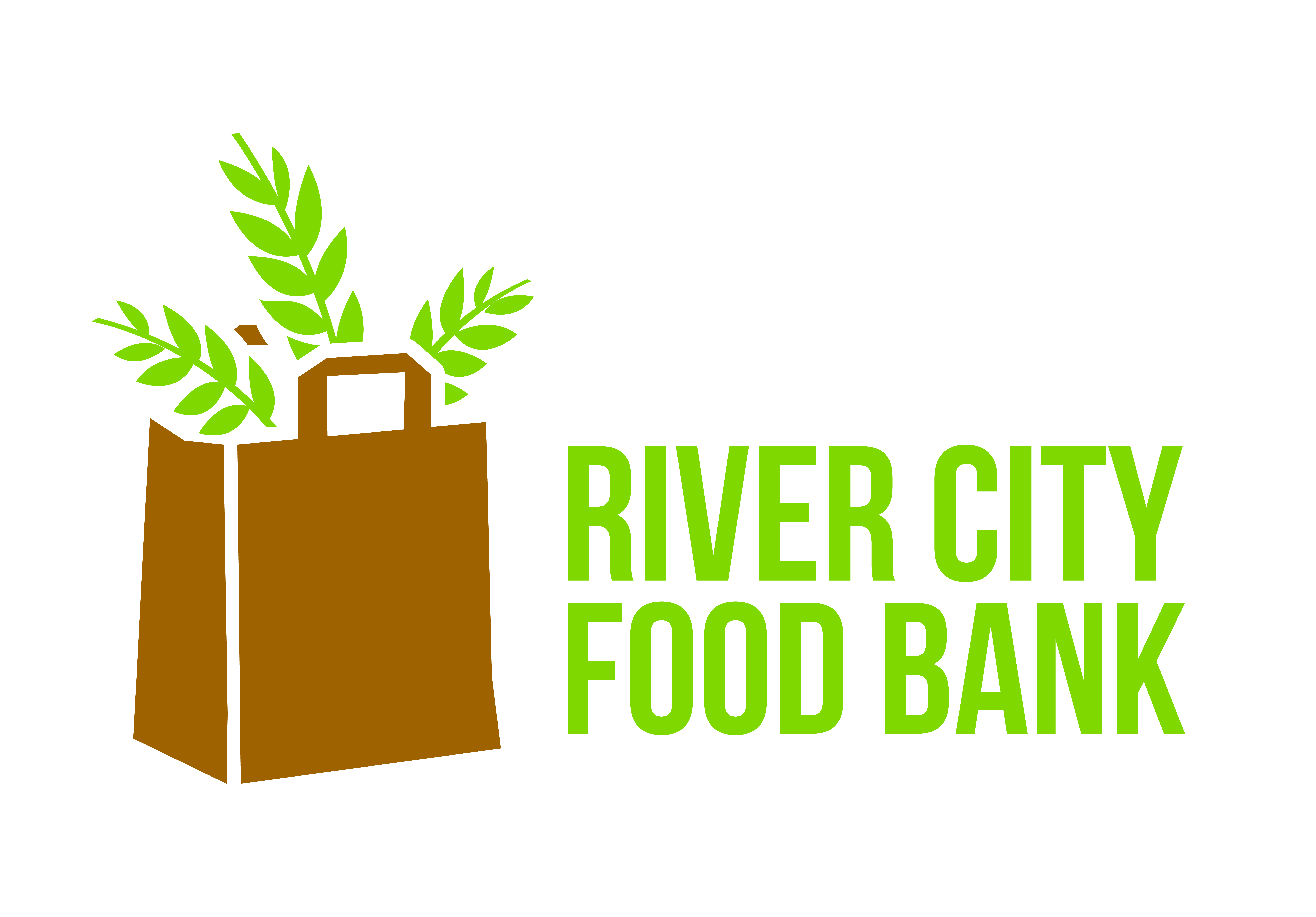 Logo for "RIVER CITY FOOD BANK"