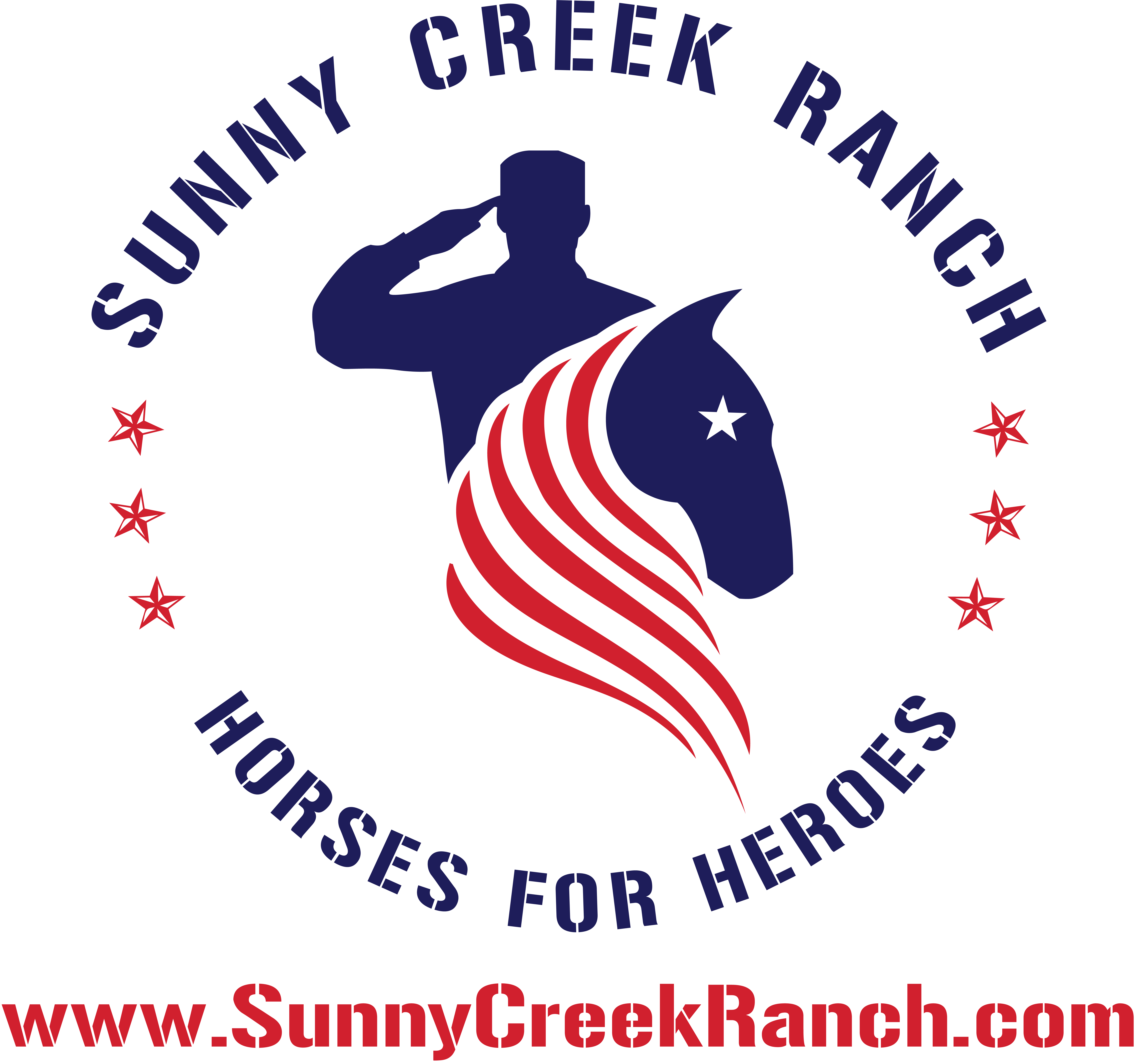 Logo for "Sunny Creek Ranch Equine Services"