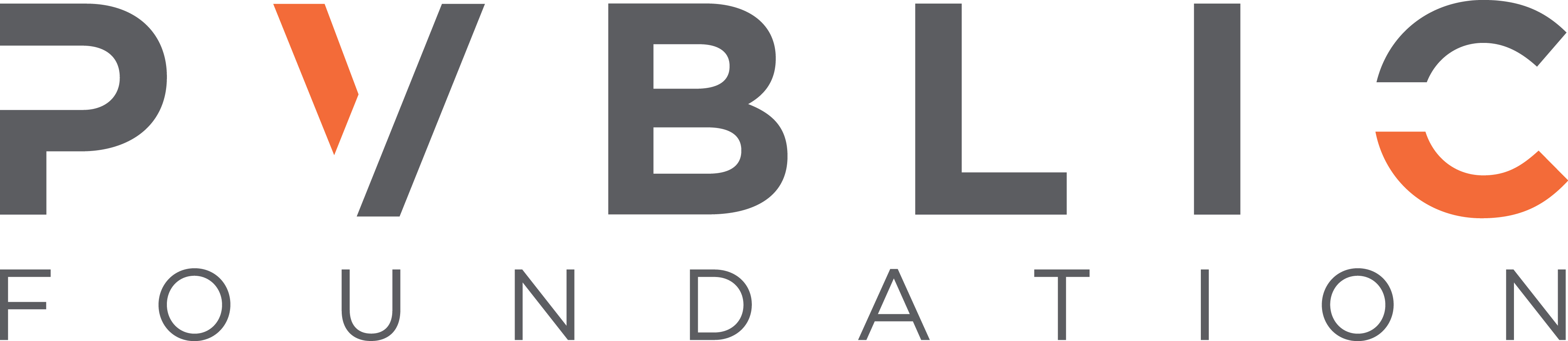 Logo for "PVBLIC FOUNDATION INC"