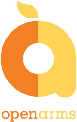 Logo for "OPEN ARMS OF MINNESOTA"