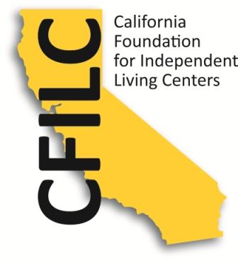 Logo for "CALIFORNIA FOUNDATION FOR INDEPENDENT LIVING CENTERS"