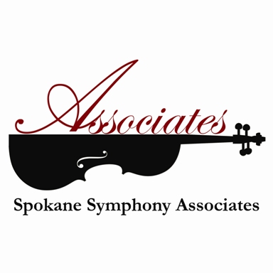 Logo for "Spokane Symphony Associates"