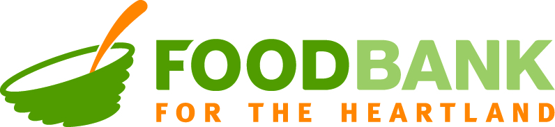 Logo for "FOOD BANK FOR THE HEARTLAND"