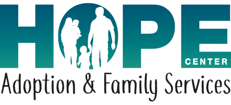 Logo for "Hope Center Adoption and Family Services"