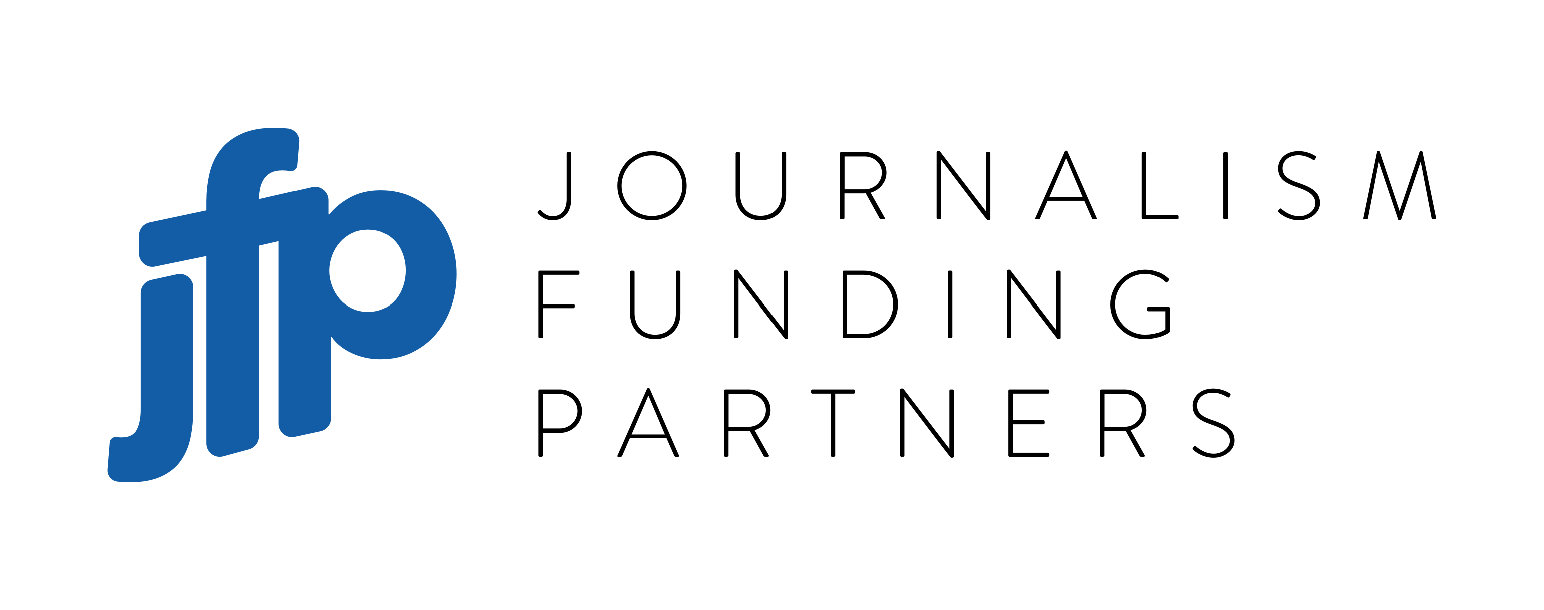 Logo for "Journalism Funding Partners"